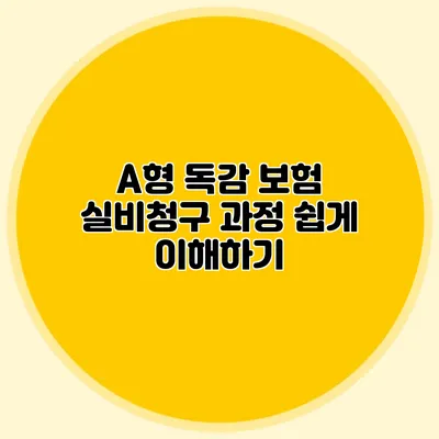 A형 독감 보험 실비청구 과정 쉽게 이해하기